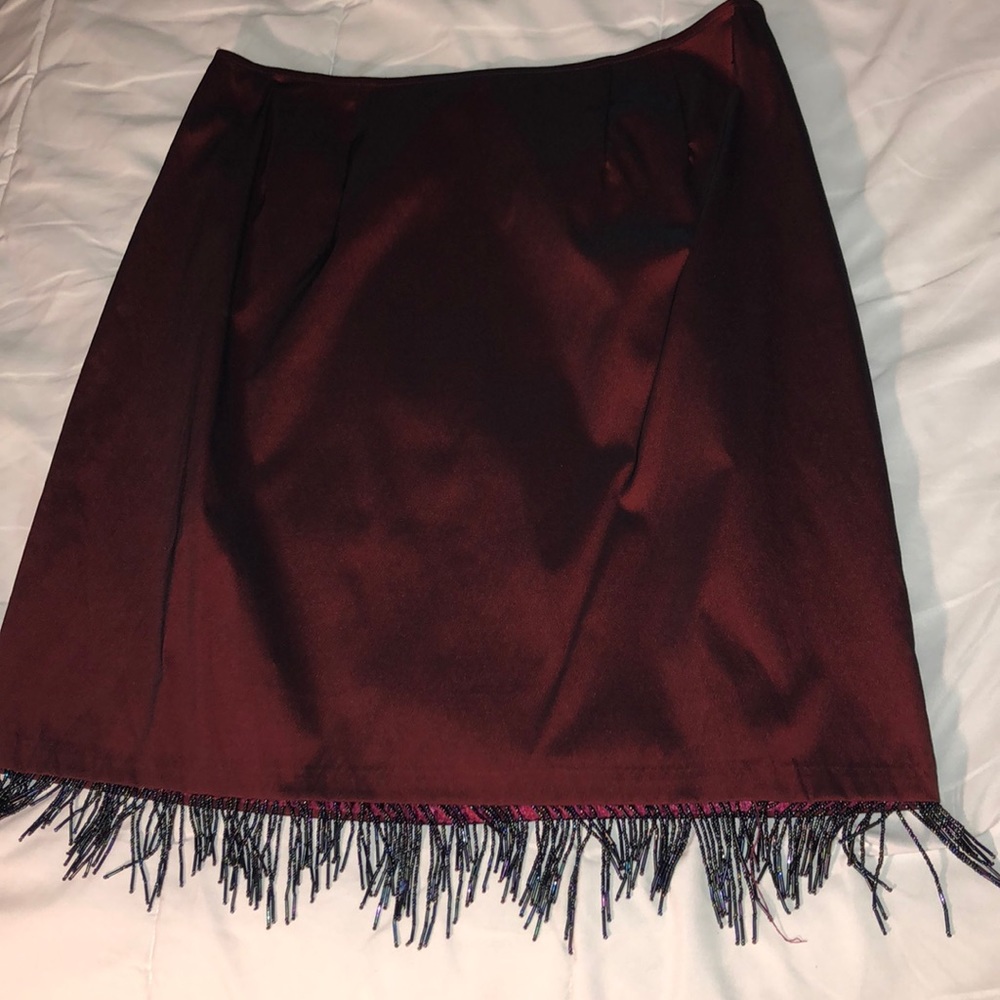 Iridescent skirt